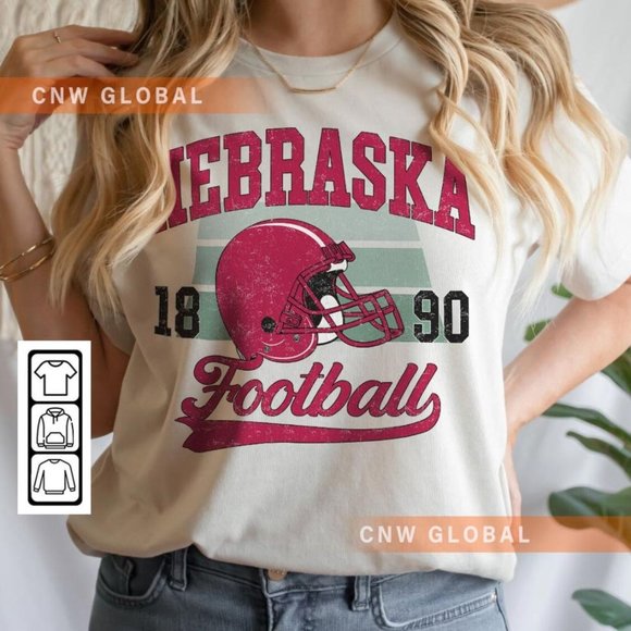 University Of Nebraska Huskers Nebraska Cornhuskers football Shirt - Picture 1 of 1
